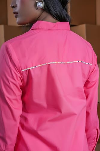 Image of Women Side Strip Full Placket Shirt