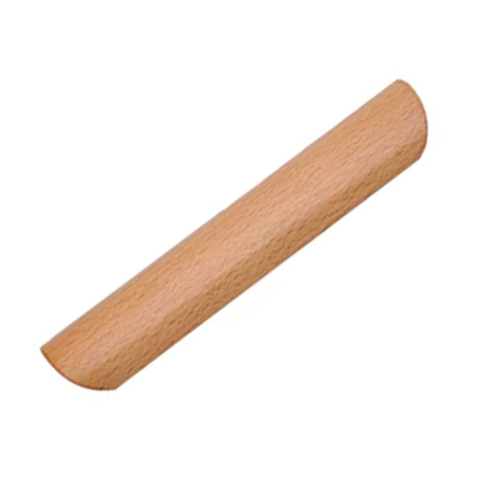 10 Stück Möbelgriffe aus Holz, Küchenschubladen, Kleiderschrank, Schrankknöpfe mit Schrauben (Lochabstand: 64/96/128/160/192 mm) (10 Stück 64 mm) (10 Stück 128 mm)
