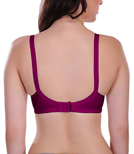 Image of Eve's Beauty Women's Cotton Non Padded Wire Free Full Coverage Bra