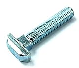 lagerauflösung hamburg  10 St. M8 x 40 mm Hammerkopf T-Head Schraube DIN 186 verzinkt Lageraufl. S336-10