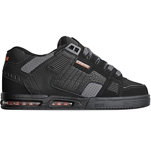 Image of Globe Sabre Men's Skateboard Shoes, Black Orange, 6.5 US