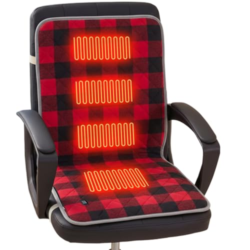 Yulokdwi Almohadilla Térmica USB - Cojín Calefactable USB Con 3 Niveles De Temperatura - Cojín De Asiento De Calefacción Rápida Para Invierno,para Casa, Apartamento, Oficina, Escuela, Coche, Jardín
