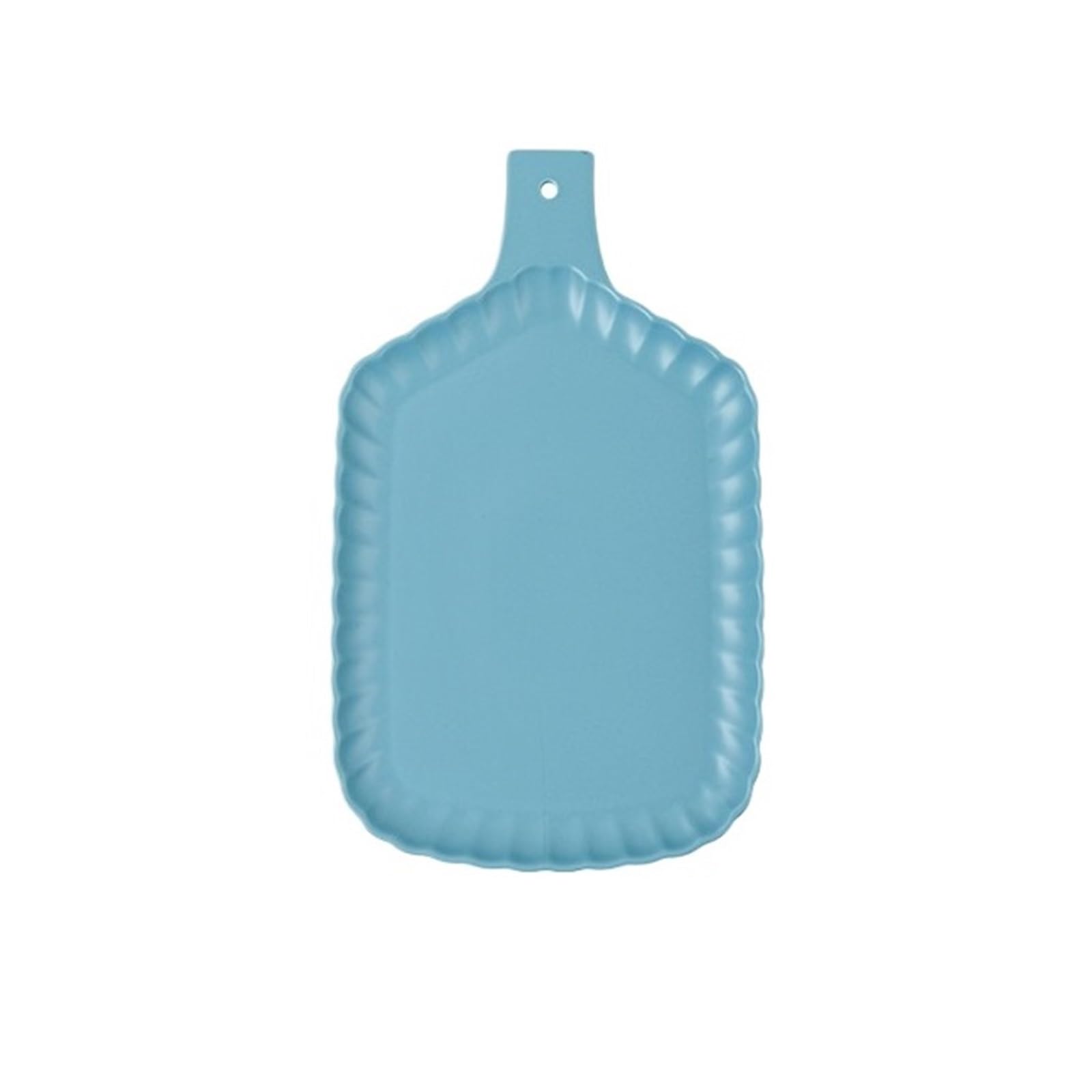 Grande Teglia Da Forno In Ceramica Con Motivo Merletto Manici Pasta(Blue,M)