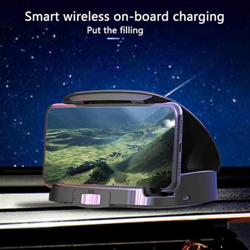 Cargador inalámbrico para coche 15W ideal para viajes largos y navegación GPS 3
