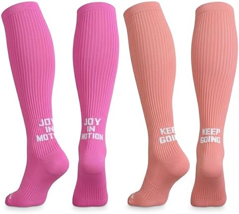CopperJoint Copper Compression Socks for Women, Knee High Compression for Circulation, Socks for Nurses, Running, Travel & Everyday Use, Ideal Gifts for Women & Maternity- 2 Pairs in a Pack - 2X Large