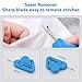 Armilem 3Pcs Magnetic Seam Guide for Sewing Machine with Seam Rippers, Multifunctional Hemmer Guide with Scale, Stitch Remover Tool, Universal Sewing Accessories and Supplie