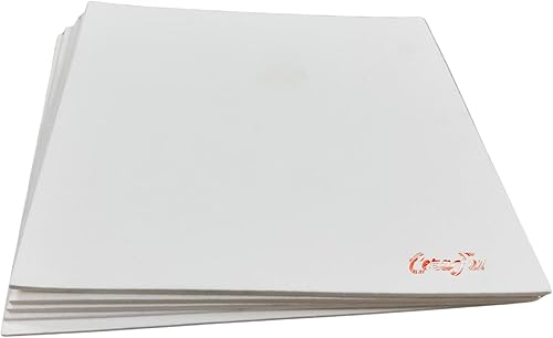 Papel de fibra cerámica 3170 de 14 pulgadas de grosor, tamaño 11 x 12 pulgadas, 5 hojas, junta de aislamiento de alta temperatura o papel de