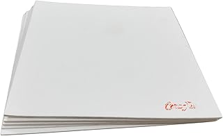 3170 Ceramic Fiber Paper 1/4" Thick, Size 11" x 12" 5 Sheets, High Temperature Insulation Gasket or Liner Paper for Kiln Stove Furnace Glass Fusing
