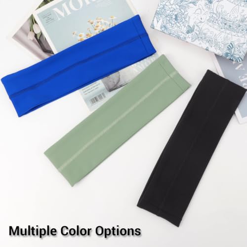 Image of DRESHOW Sport Headbands for Women Non-Slip Sweat Wicking Headband Cooling Sweatband for Outdoor Sports Unisex Workout Hair Bands for Running Fitness Yoga Cycling
