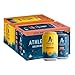 Athletic Brewing Company Craft Non Alcoholic Beer, Vegan Golden & Extra Dark Brew, Low Calorie Brews, 6 Upside Dawn, 6 All Out, 12 Pack, 12 FL Oz Cans