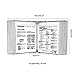 PROPFE Wall Mount Reference and Display System - Wall Mount Catalog Display Rack, Wall Mounted Reference System, with 20 Easy-Load Pockets - 40 Sheet Capacity - A4 Letter Size (Color : Red)