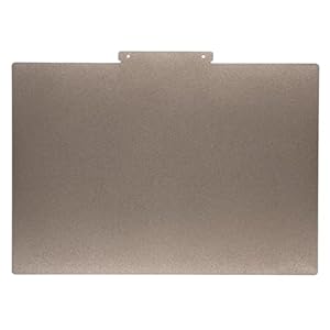 Doppelseitige Strukturierte PEI-Bauplatte für Raise3d E2, Pulverlackiertes PEI-Blatt für 3D-Drucker, Flexible Plattform aus PEI-Federstahl mit Klebebett, 254 X 368 Mm 0,5 Mm Dicke
