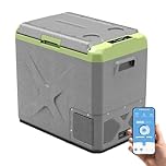 Alpicool X50 50L Car Fridge Freezer Portable Compressor Car Refrigerator 12/24V Electric Cooler for Camping, Road Trip, Picnic, Down to -20℃