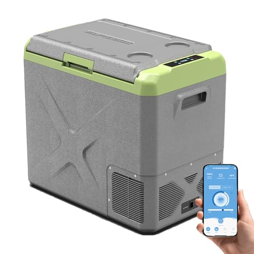 Alpicool X50 - Refrigerador portátil para coche, 50 L, 12/24 V, enfriador eléctrico para camping, viajes por carretera, picnic, hasta -20 ℃