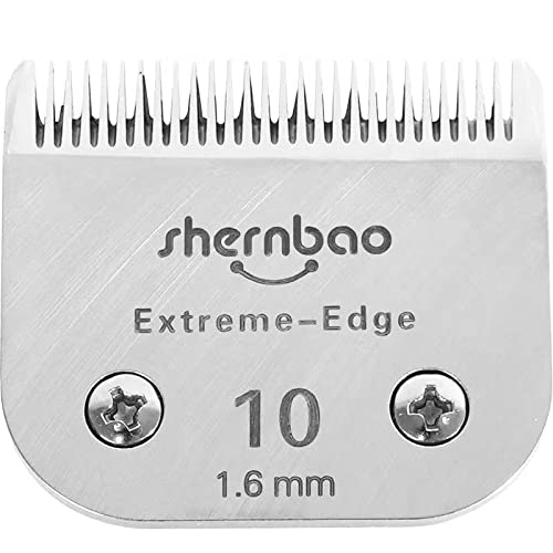 Shernbao Extreme-Edge Series Pet Clipper Blade, Made Of Japanese High-Carbon Steel Mixing Trace Amounts Of Chrome-Vanadium (Crm65), Compatible With Most Andis, Oster, Wahl A5 Clippers #TOP18