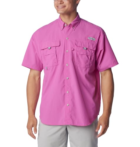 Image of Columbia Men Omni-Shade Bahama II Hiking and Trekking Short Sleeve Shirt