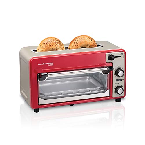 Hamilton Beach 2-in-1 Countertop Oven and 2-Slice Toaster with Extra Wide Slot