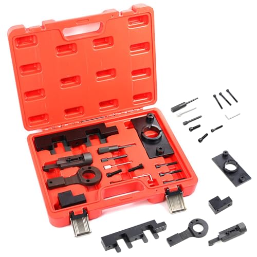 CISSIYOG Herramienta de Ajuste del Motor,Herramienta de Cambio de Correa Dentada Compatible con Opel Compatible con Vaux-Hall 2.0CDTi,EN-51413、EN-955-2、EN-51412、EN-51414、EN-51411、EN-51415、EN-51418
