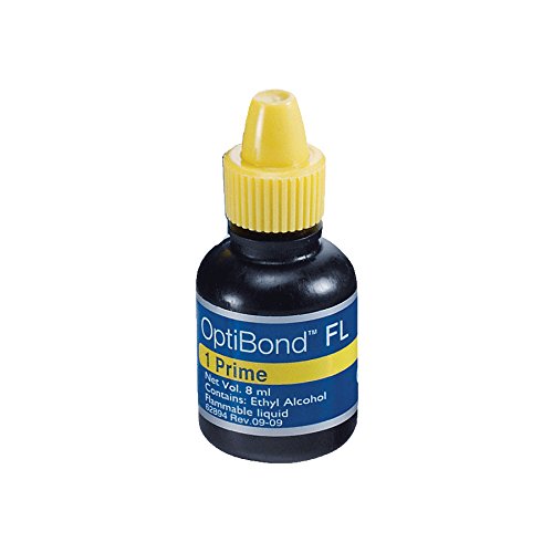 Kerr Dental 25881 OptiBond FL Light Cure Primer, 8 mL Bottle, Total-Etch Adhesive System Component