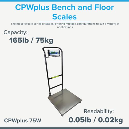 Báscula de piso Adam Equipment CPWplus 75W 75kg miniatura 2