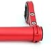 Buachois Bike Handlebar Extension Frame, Multi Function Bike Extender Rack Double Bike Handlebar Bracket for Light Flashlight, Phone Mount Holder, Speedometer(Red)