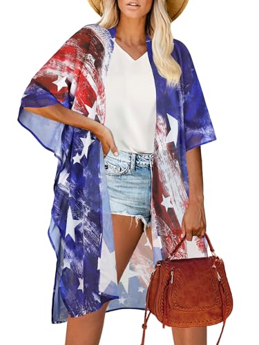 Image of Women's Kimono Beach Cover up for Summer Bathing Suits Cardigans Casual Loose Swimwear 2026