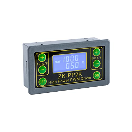 EC Buying Function Signal Generator, ZK-PP2K PWM Pulse Frequency Generator, 1Hz-150KHz PWM Motor Speed Regulation/LCD Pulse Frequency Cycle Module Adjustable Driver Module/PWM Signal Generator