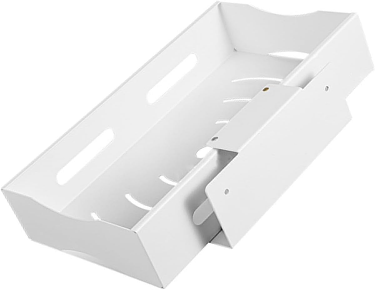 Expandable under Sink Shelf Organizer Telescopic Storage Rack for Bathroom Kitchen Cabinets Smooth Sliding Design for Easy Access Versatile under Sink