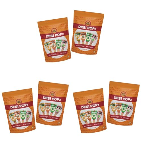Image of GO DESi POPz Trial Pack, Tangy Imli, Kaccha Aam, Real Aam, Chilli Guava, 20 pieces, 100% Natural,160g, Pack of 6