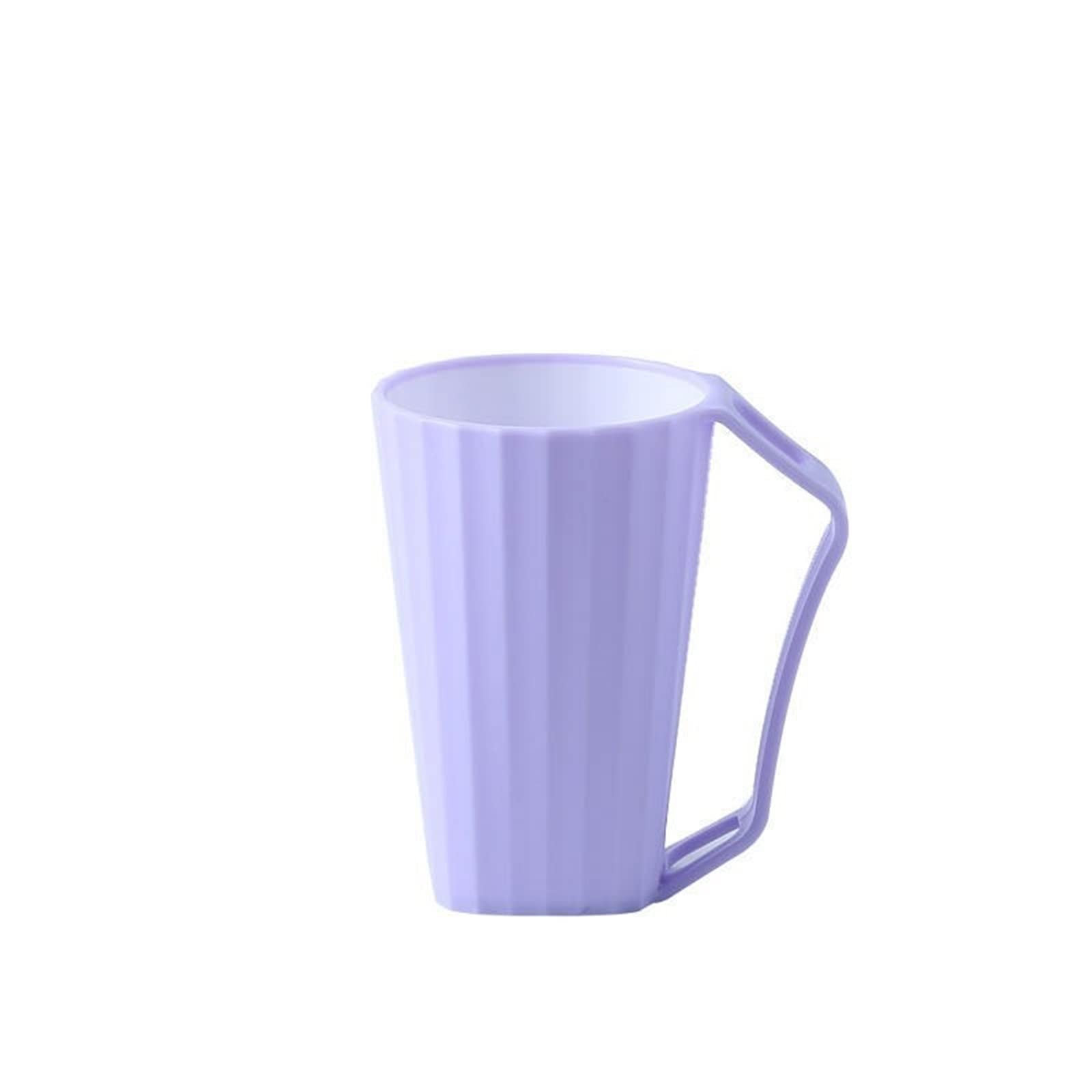 JINGYAN Toothbrush Holders Washing Cup Travel Portable Plastic Toothbrush Bathroom Mouthwash Holder Supplies(Purple)