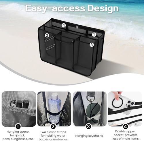 Image of XYFuuee Beach Bag Organizer Insert Divider for Medium Bogg Bag Accessories