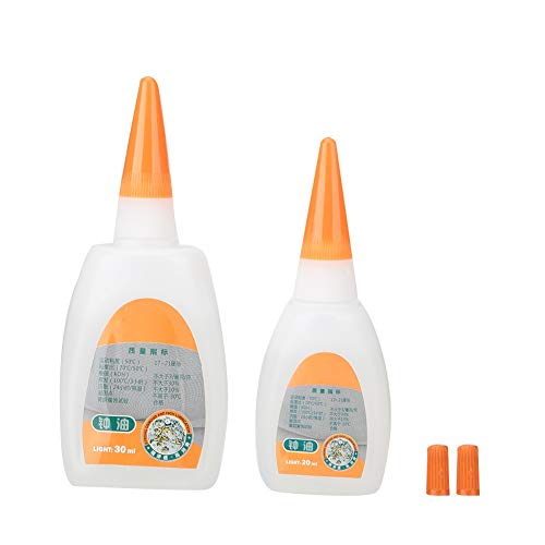 Sonew Aceite de Reloj, Aceite de Reloj Herramienta de ReparacióN de Reloj Lubricante de Mantenimiento Aceite, Limpieza de Mantenimiento ReparacióN Reloj Lubricante de Herramienta de Reloj 20ml + 30ml