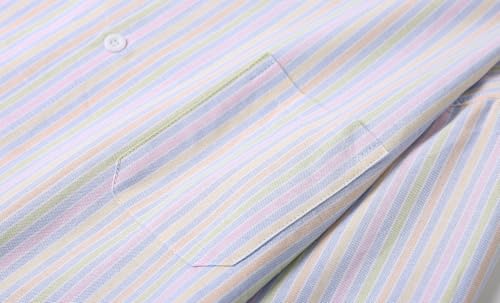 Image of LittleSpring Boys Button Down Long Sleeve Uniform Dress Shirts with Tie