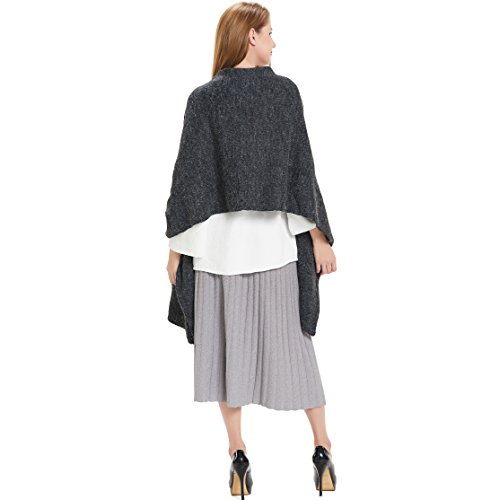 HANERDUN Women Warm Pashmina Shawl Wrap Winter Soft Cashmere Scarf with Pockets 5