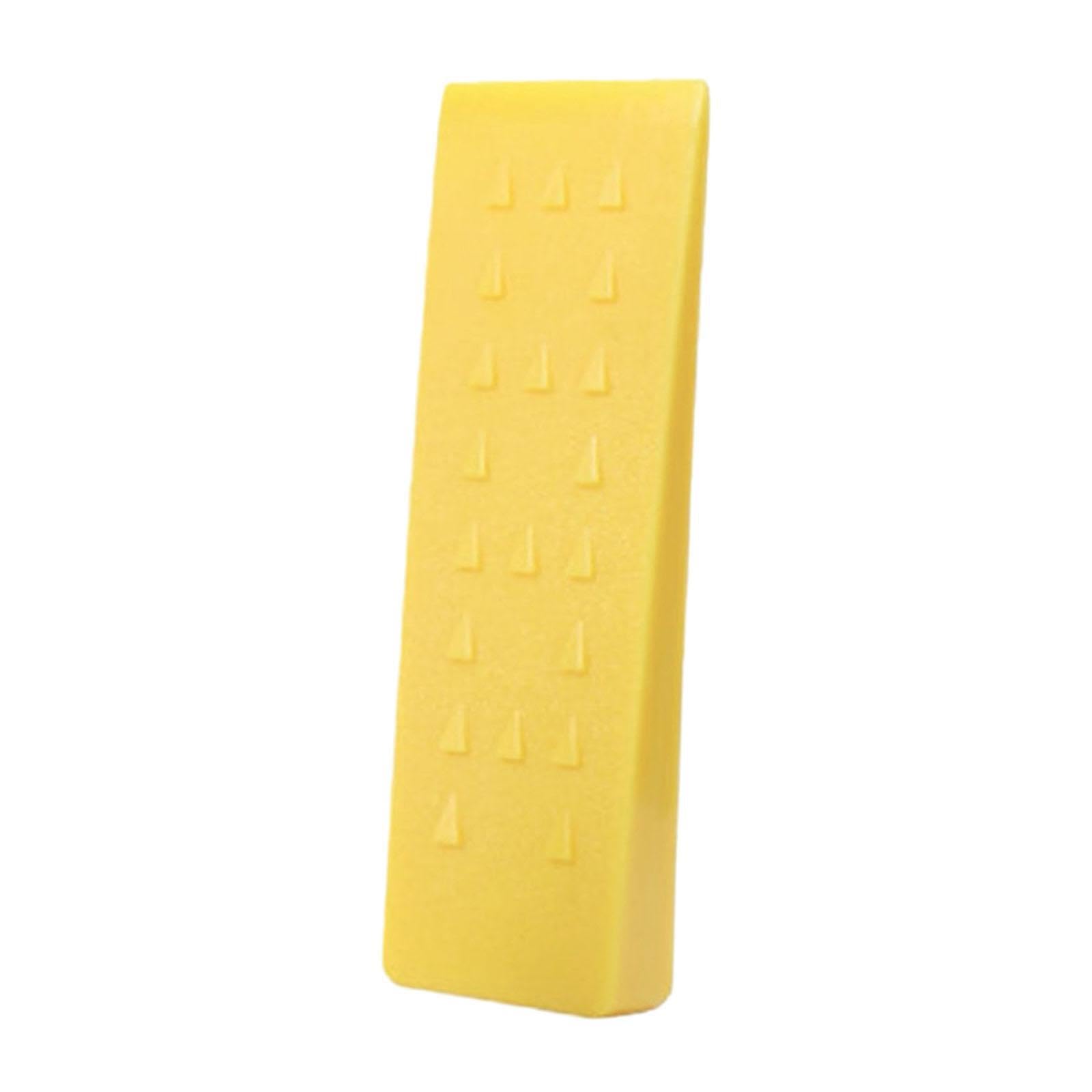 Zambuph Yellow Tree Cutting Wedge Lightweight Durable Logging Wedge Essential Accessory For Outdoor Reliable Equipment For Wood Splitting Felling Logging Cutting, 25Cm