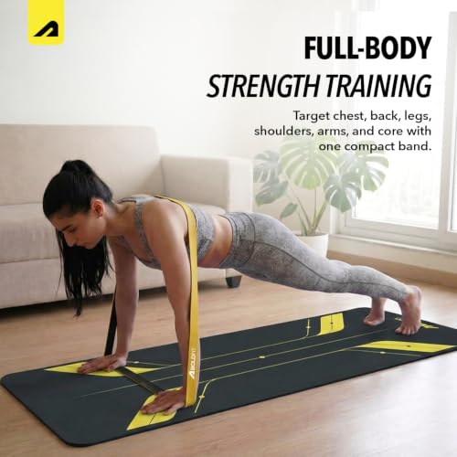 Boldfit Heavy Resistance Band Yellow (15-30kg) Yellow, Black - Image 6