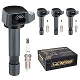 Set of 4 Ignition Coil Pack and Spark Plugs Compatible with 1.8 L4 2006 2007 2008 2009 2010 2011 Honda Civic 1.8L Replaces UF582 30520RNAA01