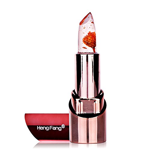 Miniatura 3 de Flor Belleza Crystal Lip Magic Lipstick Temperatura Brillante Jalea Cambio de Color Lápiz labial Color Cambio de Brillo de labios