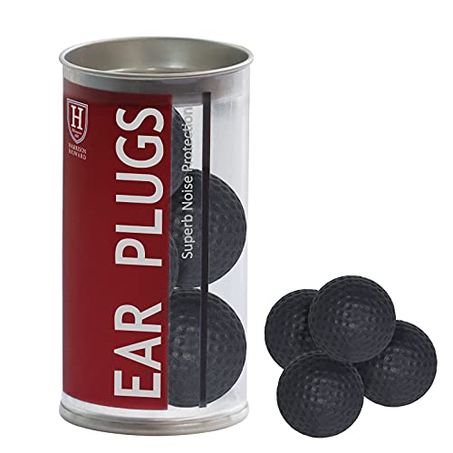 Harrison Howard EaseFit Equestrian Earplugs Horse Foam Ear Plugs Balls 4 PCS-Mars Black