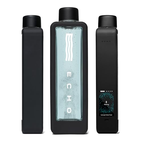 Echo Flask Hydrogen Water Bottle - Active Hydration Solution with Water Intake Tracking & LCD Touch...