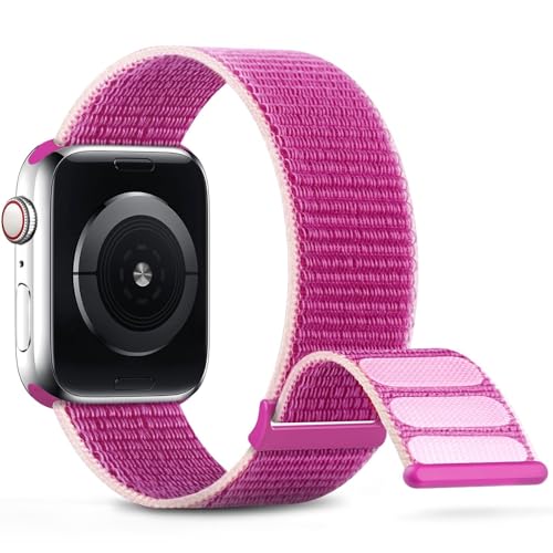 BNCXMO Nylon Sport Band compatible con banda 38 mm 40 mm 41 mm 42 mm 44 mm 45 mm Women Men Correa trenzada Compatible para iWatch Series 8/8/7/6/5/4/3/2 SE