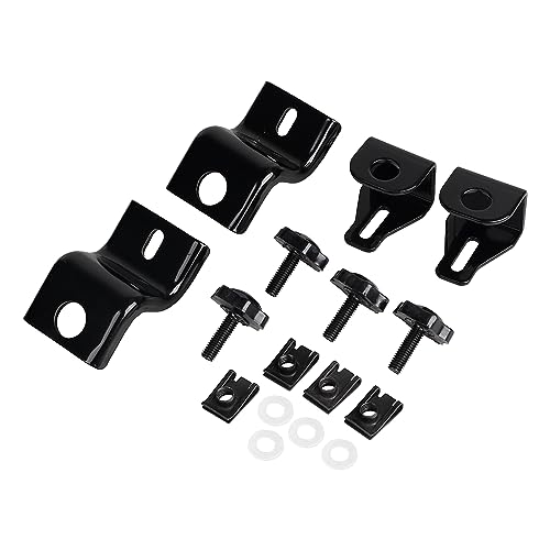 Soporte de montaje con tornillos de seguridad para alforjas, compatible con Harley Touring (Road King, Street Glide, Electra Glide, Road Glide) 2009-2013 miniatura 4