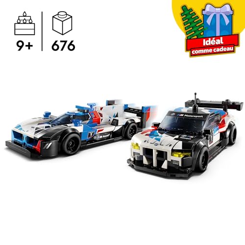 Lego Speed Champions Voitures De Course Bmw M4 Gt3 Et Bmw Hybrid V8 Lego - vue 9