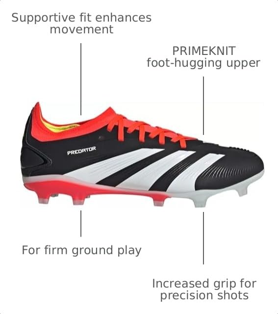 Image of adidas Elite Firm Ground Soccer Cleats - Yellow