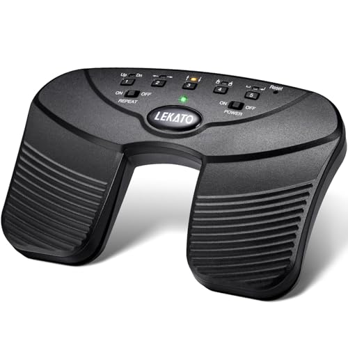 Lekato BC-1857 Wireless Bluetooth Page Turner Pedal Ipad, Music Page Turner Foot Pedal Rechargeable Page Turner Pedal Silent Page Turner Pedal Wireless Page Turner Pedal thumb #7