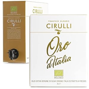 Cirulli Biologisch Extra vierge olijfolie Italiaans Bag in Box koud extract, Bio (3 Liter)