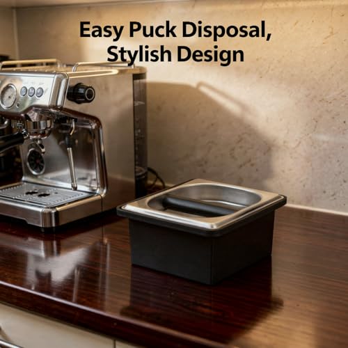 Boîte à café expresso pour éliminer le marc sans salir le plan de travail - 3