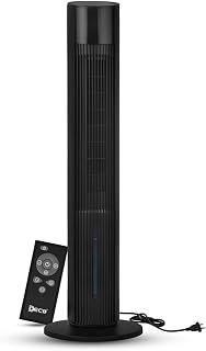 Deco 4 L Slimest Tower Air Cooler with Remote (Black, Eleganze)