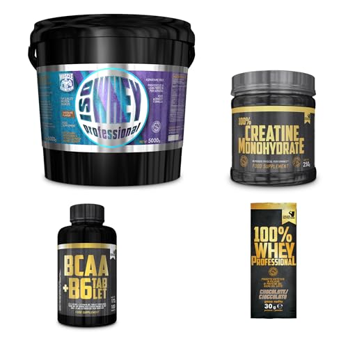Muscle Center 100% ISO WHEY PROFESSIONAL ricche di aminoacidi EAA e BCAA