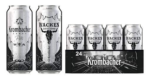 Krombacher Pils 0,5L Dose Wacken 2025 Edition 24er Dosentray